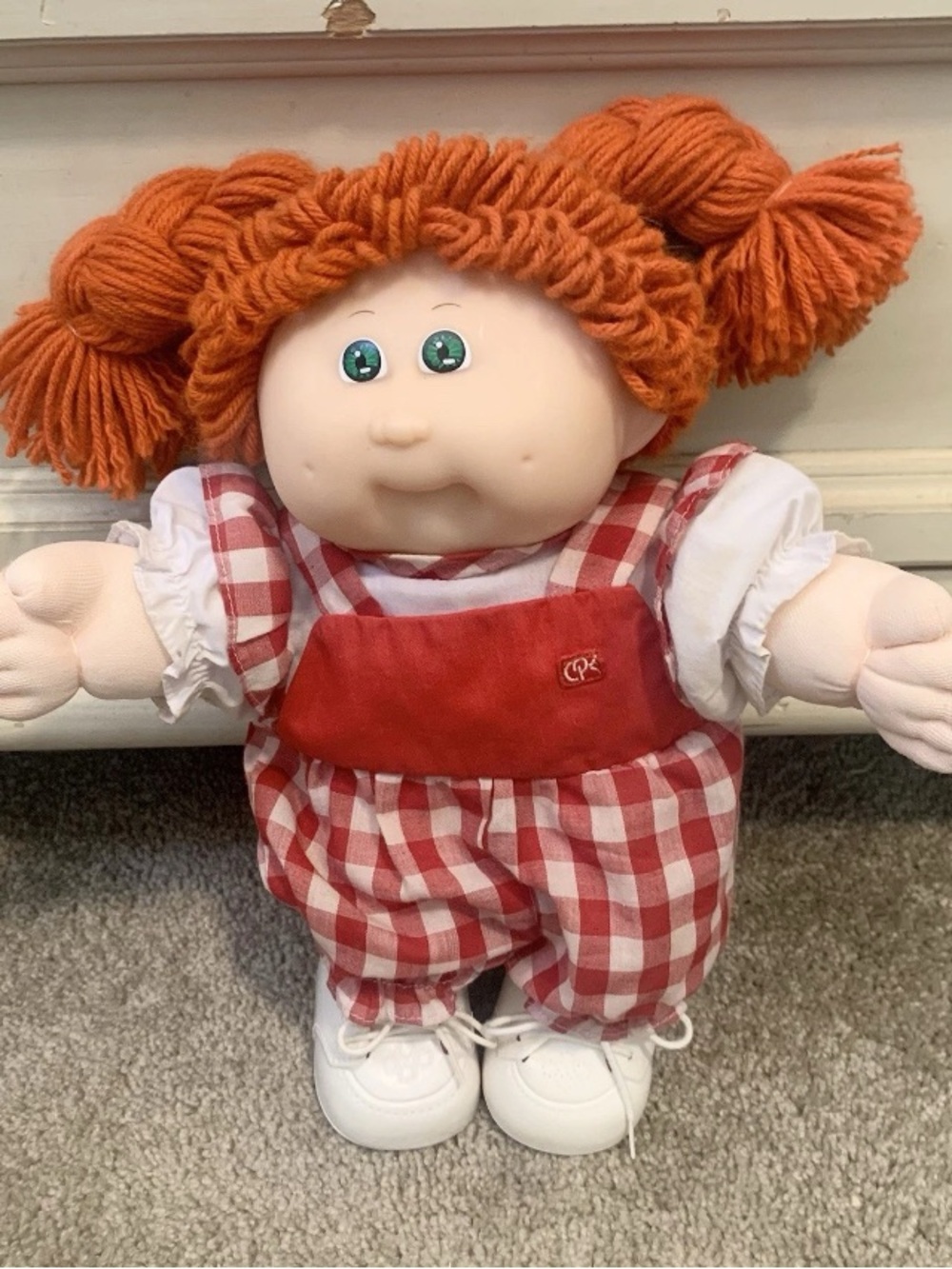 Vintage Cabbage Patch Kids Toddler Doll HM9 Girl With Red Hair